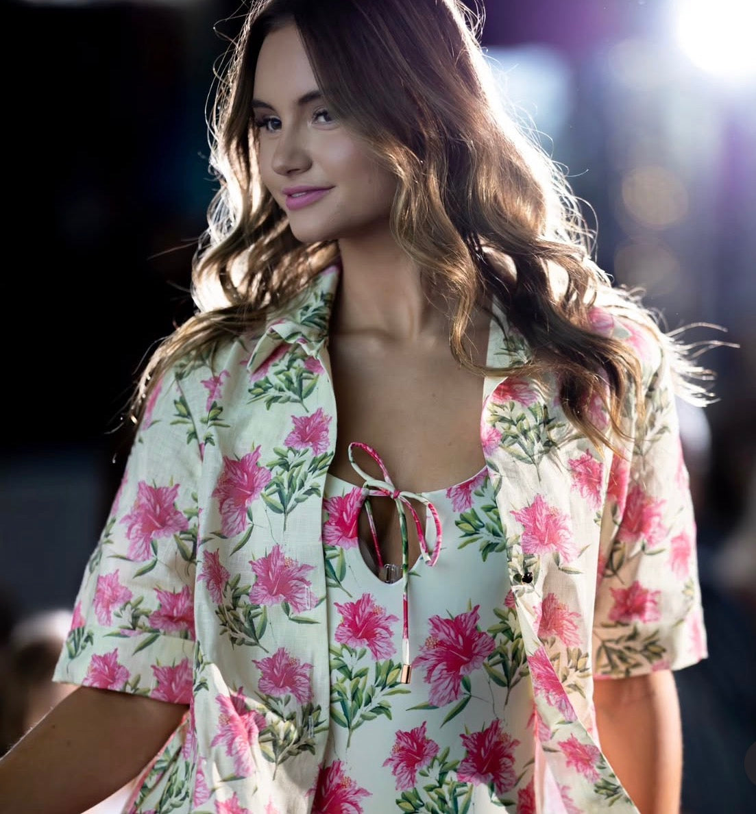 Lux Tropic 100% Linen Dress